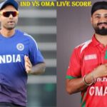 IND vs OMA Live Score