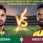 England Cricket Team vs West Indies Cricket Team Match Scorecard