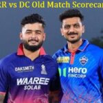rr vs dc old match scorecard