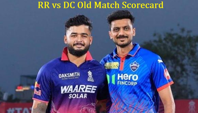 rr vs dc old match scorecard